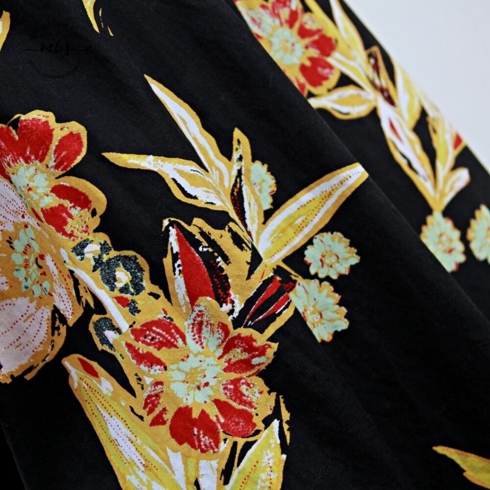 Free People Jodie Floral Printed Tunic Oversized Mini Dress Multicolors Women XS - Picture 10 of 13